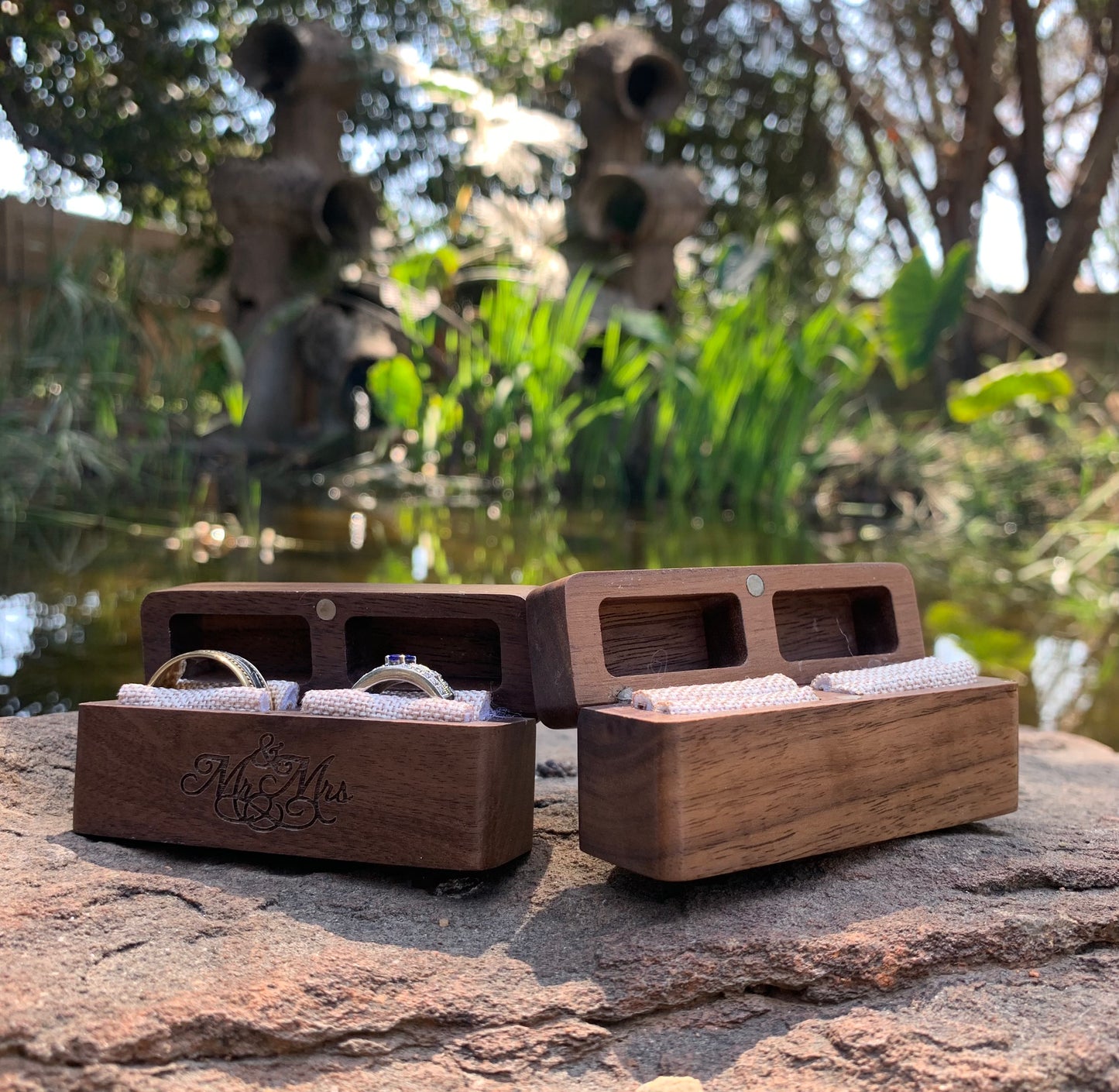 Small rectangle ring box