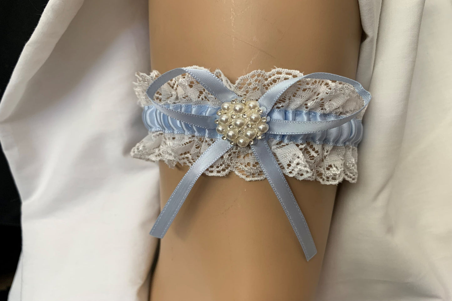 Baby blue garters