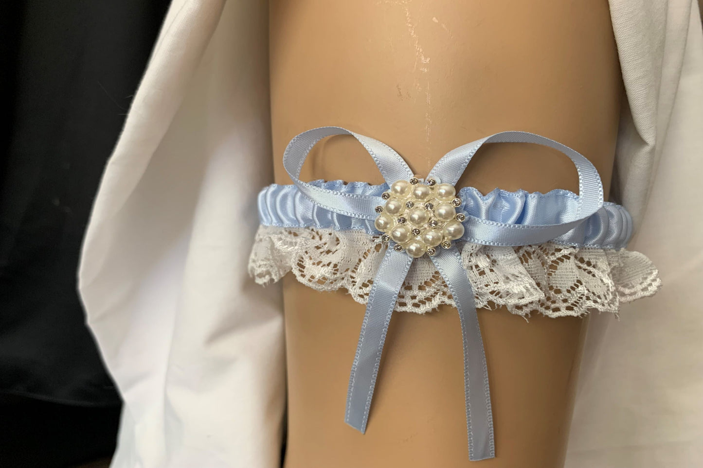 Baby blue garters