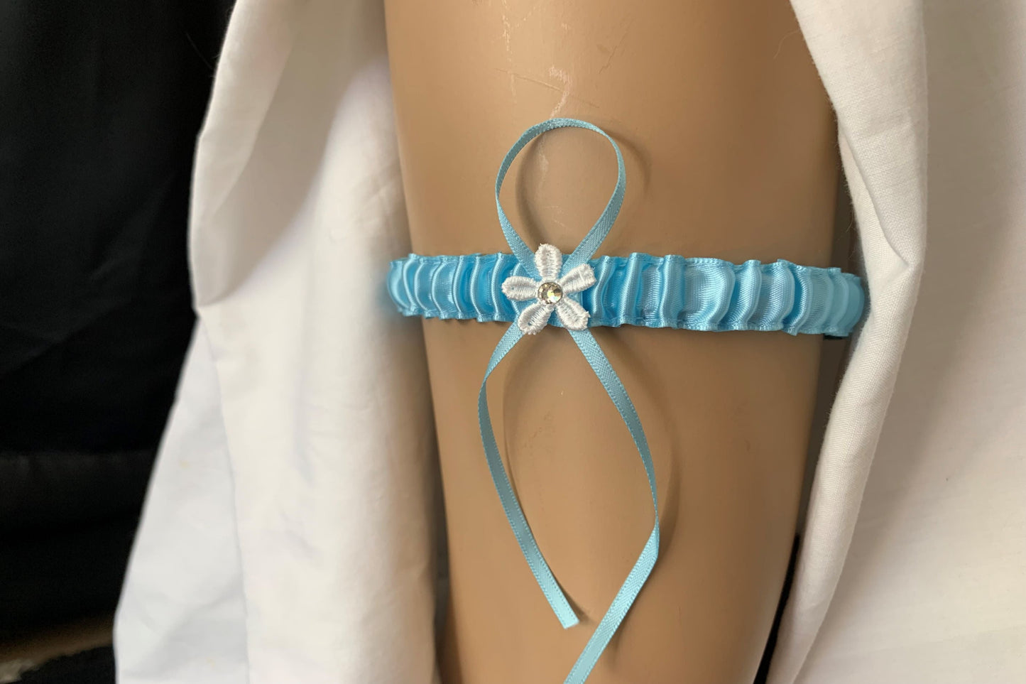 Sky blue garters