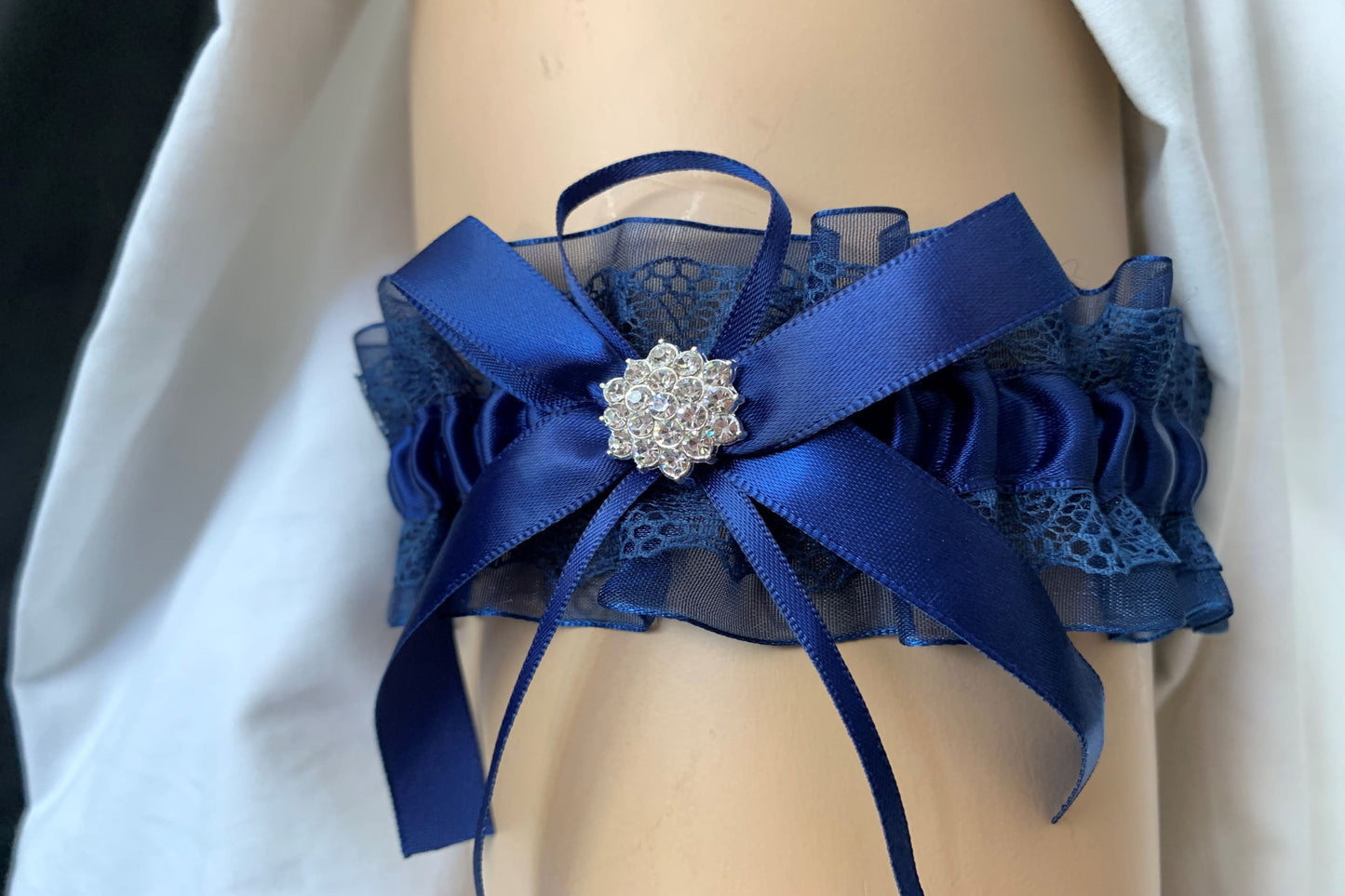 Navy blue garters