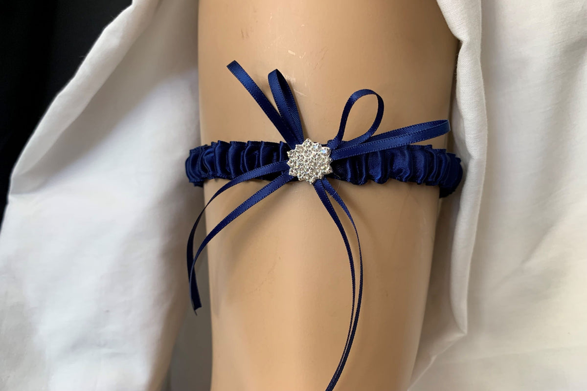 Navy blue garters